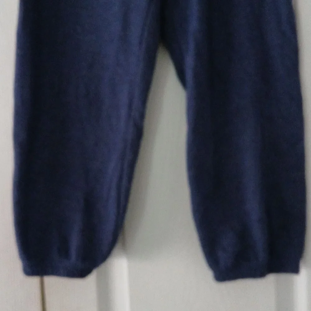 Justice navy purple sweatpants capris  Sz 10 NWOT